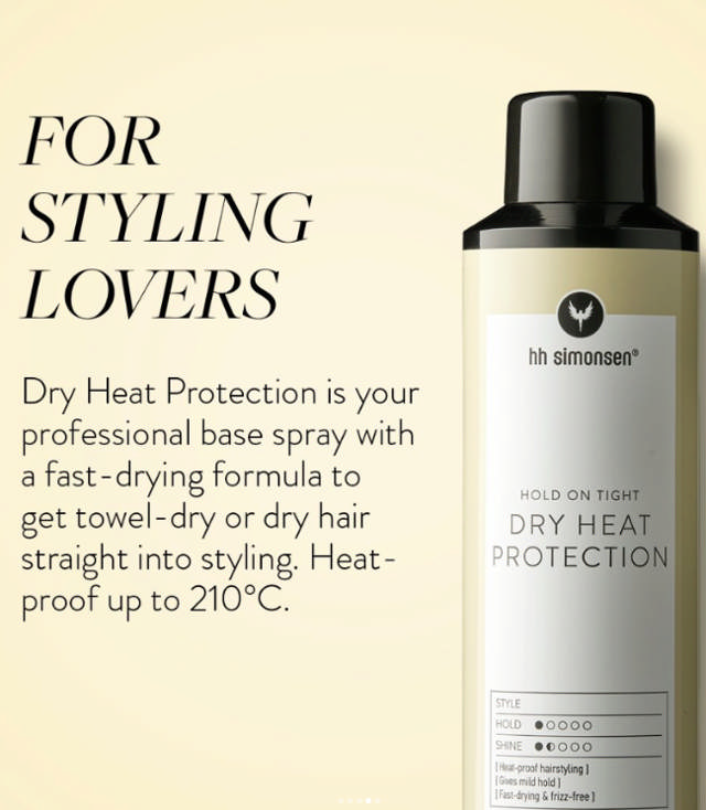 HH Simonsen Dry Heat Protection Spray, 250 ml.