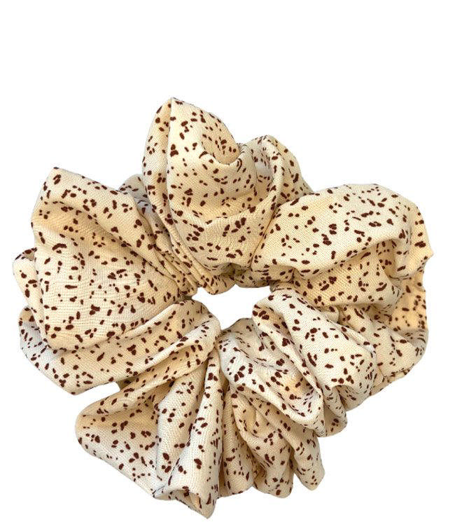 JA-NI Hair Accessories - Hair Scrunchies Large, The Creme Splash
