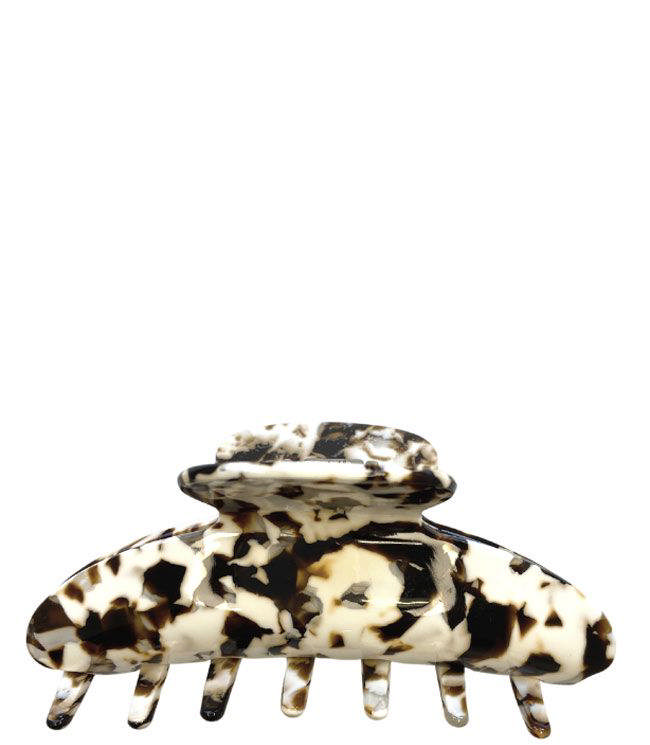 JA-NI Hair Accessories - Hair Clamps Pernille, The Brown & White