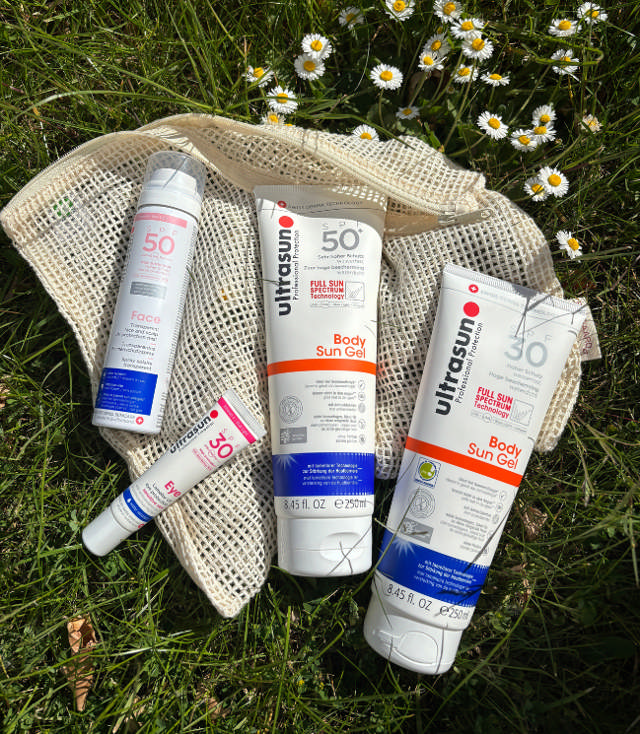 Ultrasun Body Sun Gel SPF30, 250 ml.