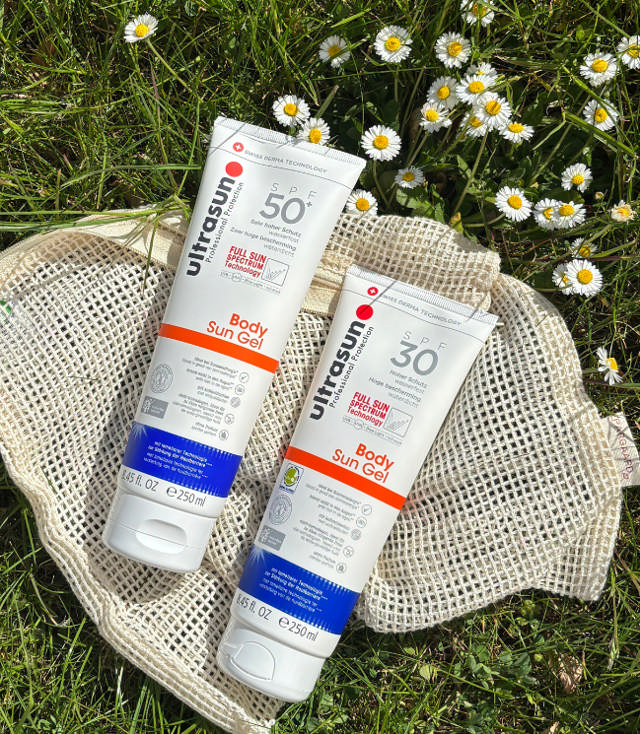 Ultrasun Body Sun Gel SPF30, 250 ml.